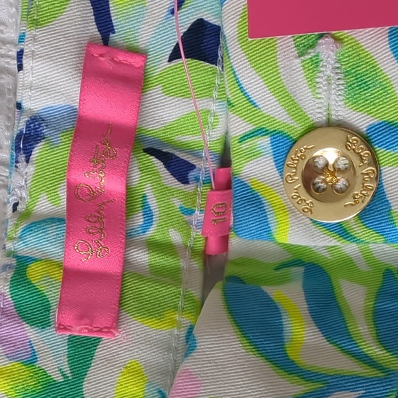 Lilly Pulitzer Kellar stretch short 10 NWT - Picture 3 of 6